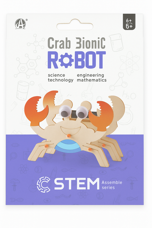 STEM Assembly Series – DIY Crab Bionic Robot Kit | Build & Explore Robotics for Kids
