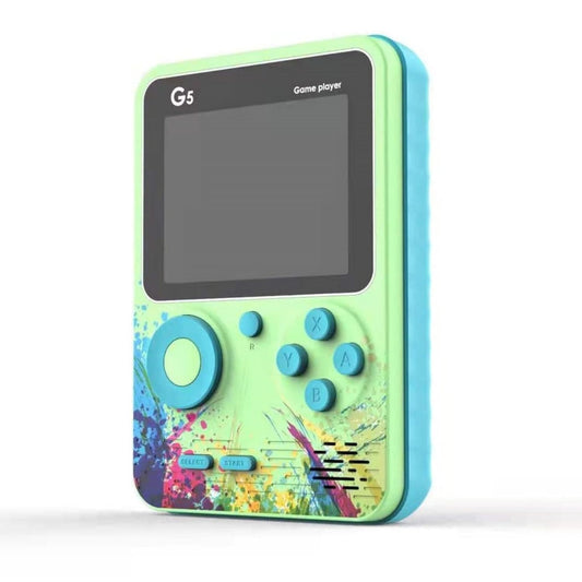 G5S Retro Handheld Video Game Console for Kids – 3-Inch Display, Built-in Classic Games, Rechargeable, Portable, with TV Output (Color May Vary)