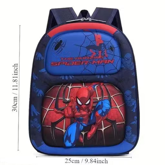 3D Kids School Backpack – Waterproof 6L Spider Man design Bag for Boys & Girls | Perfect for School, Tuition, Travel & Return Gifts (Multicolor)