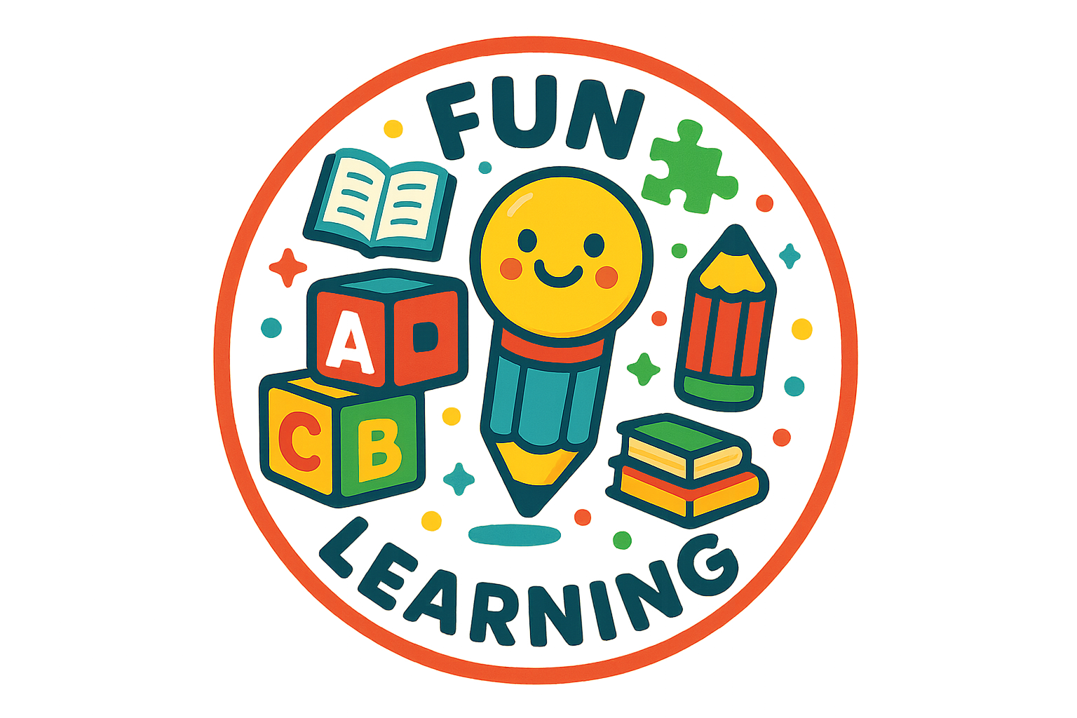 create a logo for playful and learning