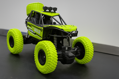 Alloy RC Monster Car – 1:16 Remote Control Rock Crawler with Smoke Mist, LED Lights & 4WD Off-Road Power